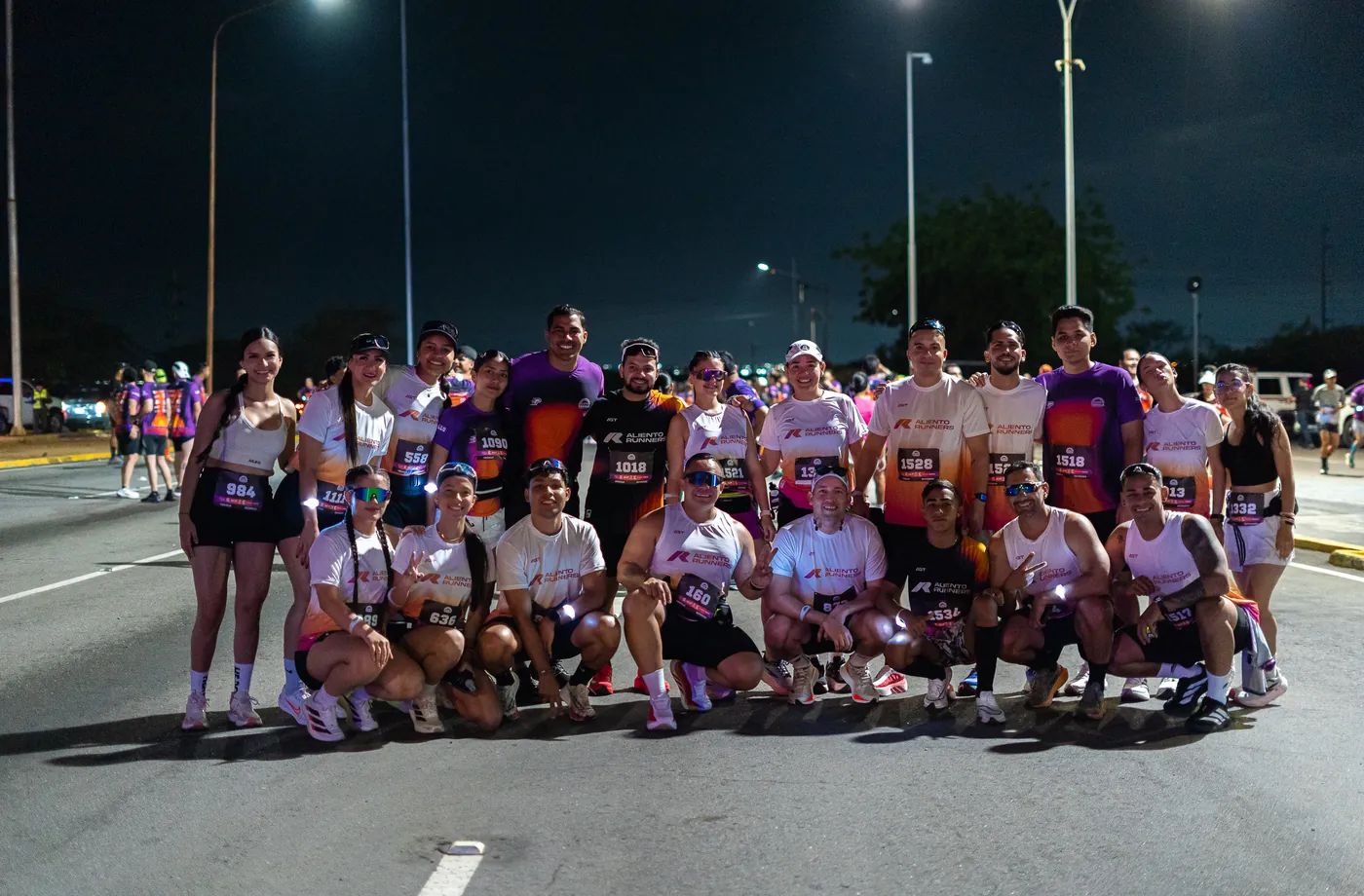 El equipo en el Soft Run